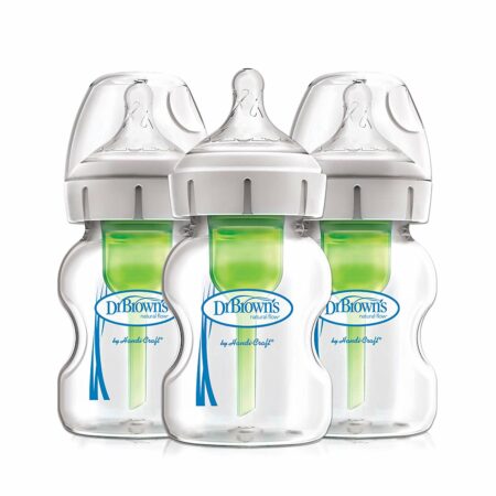Dr. Brown's options wide neck glass baby bottle