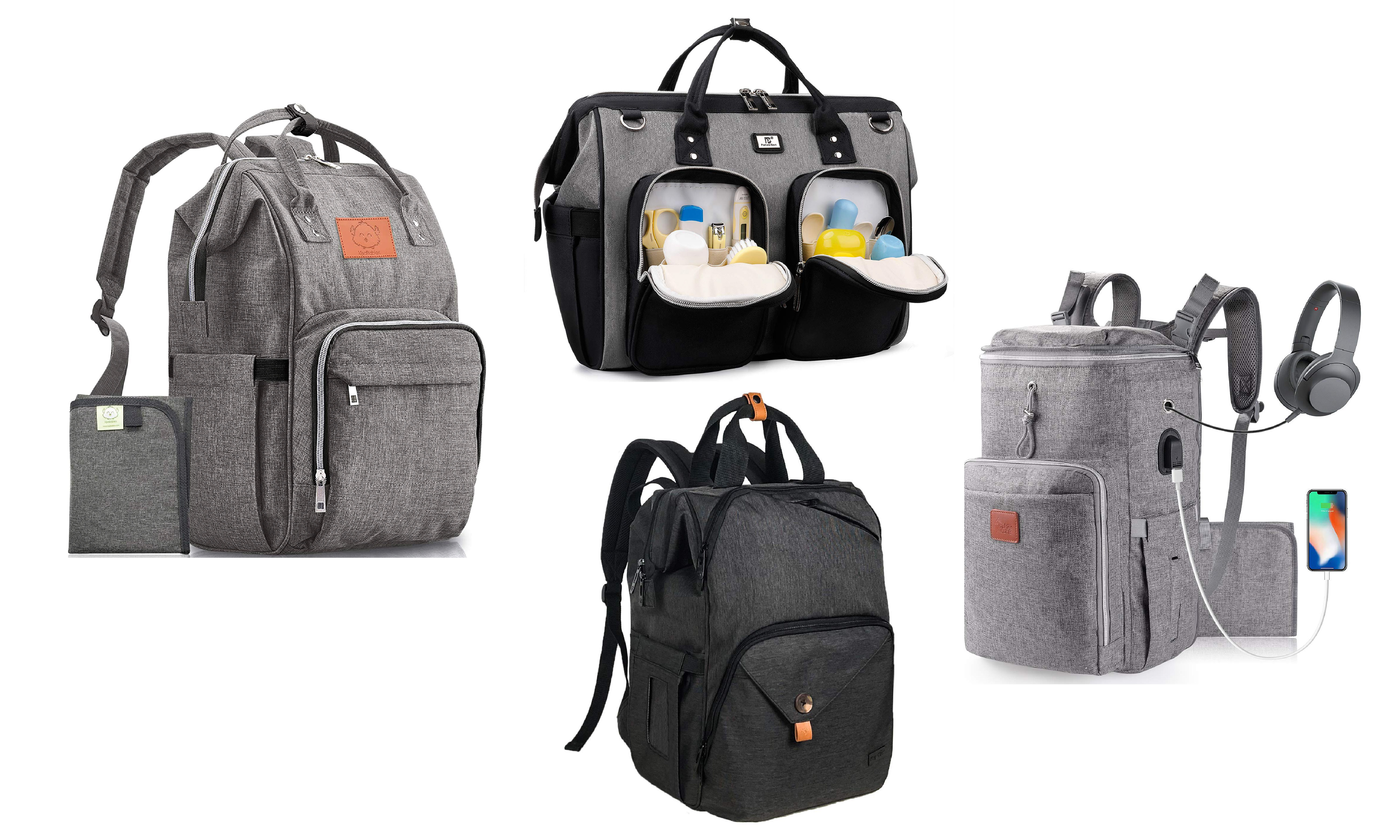 Baby Diaper Bag Backpack With Changing Station - Dual-use Baby Bag