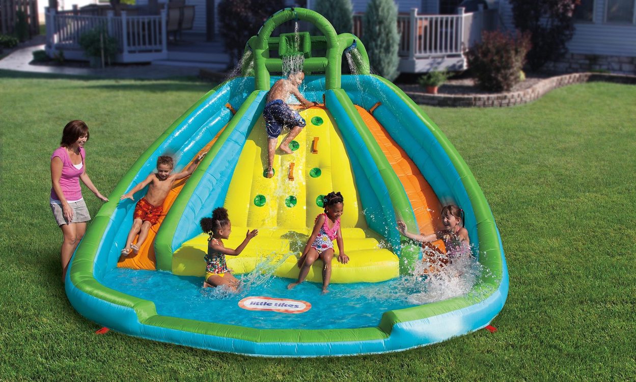 Little tikes rocky mountain store river race inflatable water slide