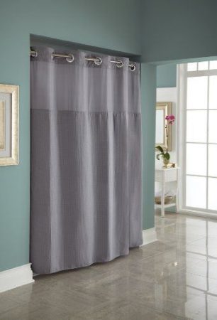 Best Hookless Shower Curtain Grey