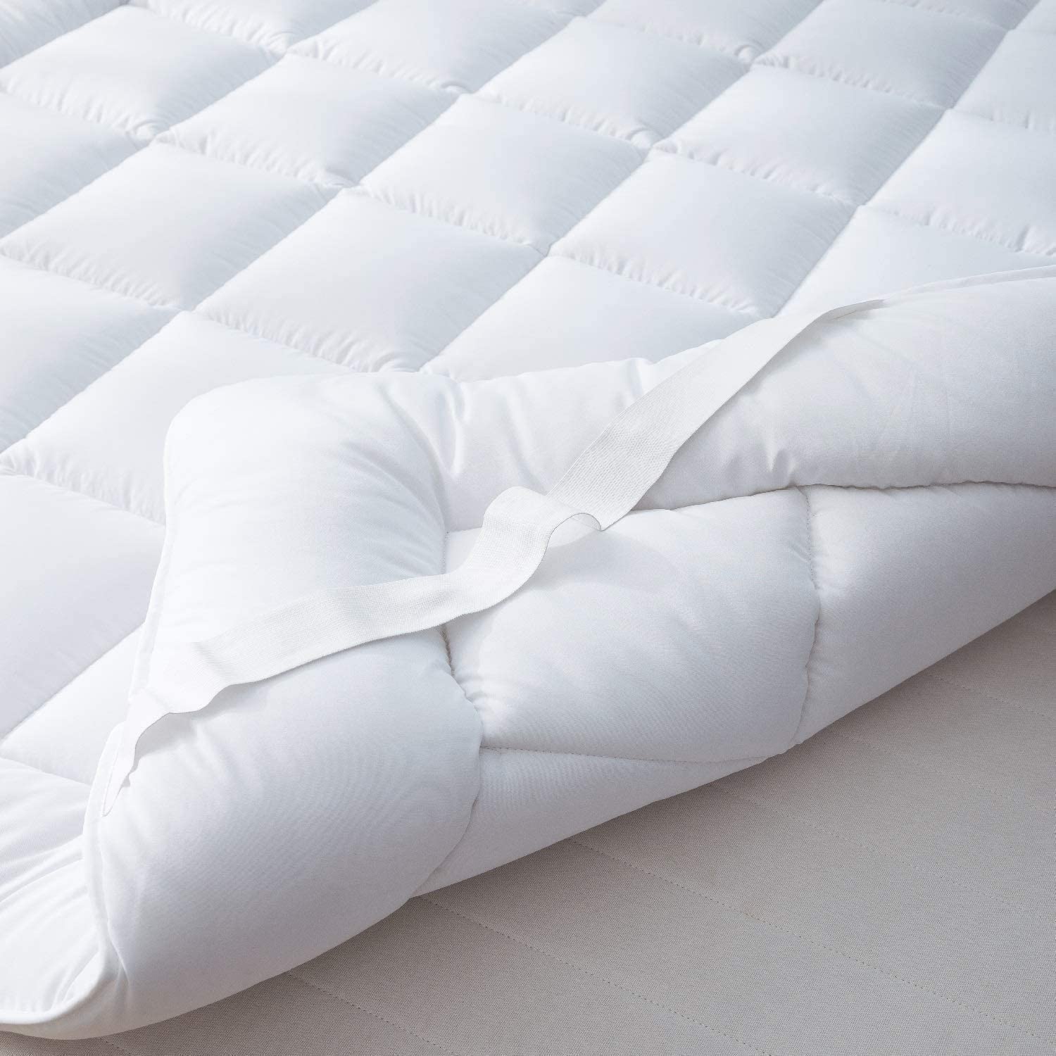 Good Quality 30CM Deep Quilted Mattress Protector Fitted Mattress Cover All Size 