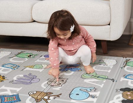 Regalo Sensory & Learning My Play Mat side with letters