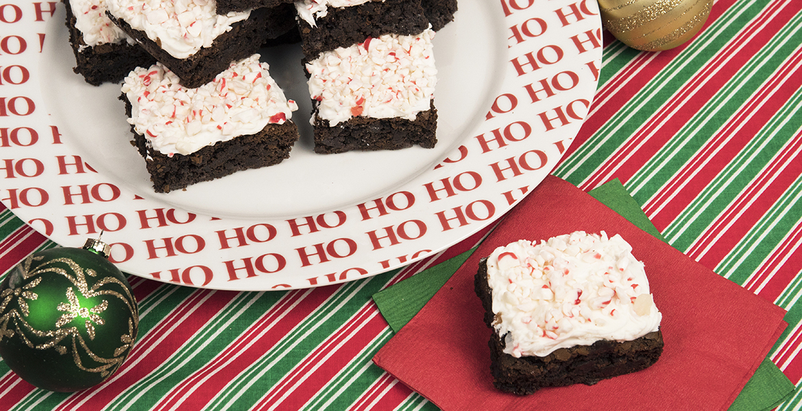 Double Peppermint Brownies