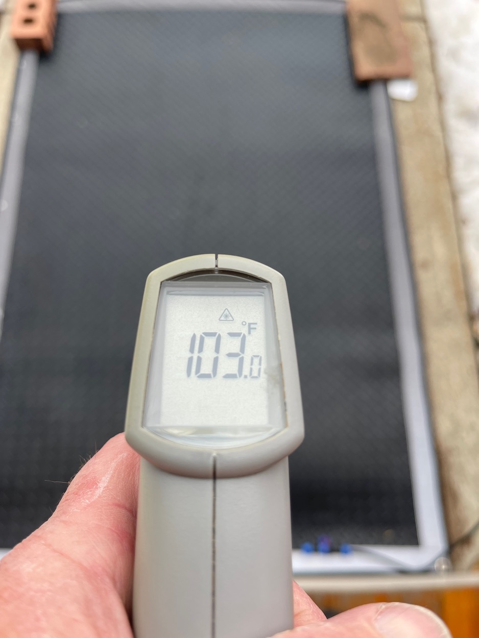 best heated outdoor mats to melt snow Heated snow mat test VEVOR Snow Melting Mat after 10 minutres